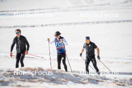 19.06.2024, Tignes, France (FRA): Jules Lapierre (FRA), Jules Chappaz (FRA), (l-r) - Cross-Country summer training, Tignes (FRA). www.nordicfocus.com. © Authamayou/NordicFocus. Every downloaded picture is fee-liable.