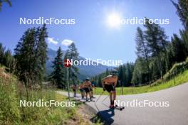 06.08.2024, Lenzerheide, Switzerland (SUI): Jon-Fadri Nufer (SUI) - Cross-Country summer training, Lenzerheide (SUI). www.nordicfocus.com. © Manzoni/NordicFocus. Every downloaded picture is fee-liable.