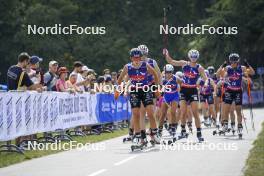 31.08.2024, Annecy, France (FRA): Julie Pierrel (FRA) - Martin Fourcade Nordic Festival Cross-Country, Annecy (FRA). www.nordicfocus.com. © Thibaut/NordicFocus. Every downloaded picture is fee-liable.