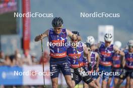 31.08.2024, Annecy, France (FRA): Hugo Lapalus (FRA) - Martin Fourcade Nordic Festival Cross-Country, Annecy (FRA). www.nordicfocus.com. © Thibaut/NordicFocus. Every downloaded picture is fee-liable.