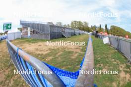 30.08.2024, Annecy, France (FRA): Event Feature: Overview over the stadium with the grandstand - Martin Fourcade Nordic Festival Biathlon, Annecy (FRA). www.nordicfocus.com. © Manzoni/NordicFocus. Every downloaded picture is fee-liable.