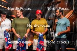 30.08.2024, Annecy, France (FRA): Hugo Lapalus (FRA), Martin Fourcade (FRA), (l-r)  - Martin Fourcade Nordic Festival Cross-Country, Annecy (FRA). www.nordicfocus.com. © Thibaut/NordicFocus. Every downloaded picture is fee-liable.