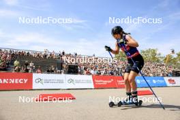 31.08.2024, Annecy, France (FRA): Gilonne Guigonnat (FRA) - Martin Fourcade Nordic Festival Cross-Country, Annecy (FRA). www.nordicfocus.com. © Manzoni/NordicFocus. Every downloaded picture is fee-liable.