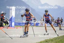 31.08.2024, Annecy, France (FRA): Clémence Didierlaurent (FRA) - Martin Fourcade Nordic Festival Cross-Country, Annecy (FRA). www.nordicfocus.com. © Thibaut/NordicFocus. Every downloaded picture is fee-liable.