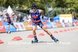 31.08.2024, Annecy, France (FRA): Jules Lapierre (FRA) - Martin Fourcade Nordic Festival Cross-Country, Annecy (FRA). www.nordicfocus.com. © Manzoni/NordicFocus. Every downloaded picture is fee-liable.