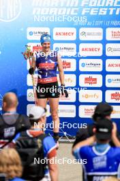 31.08.2024, Annecy, France (FRA): Victoria Carl (GER) - Martin Fourcade Nordic Festival Cross-Country, Annecy (FRA). www.nordicfocus.com. © Manzoni/NordicFocus. Every downloaded picture is fee-liable.