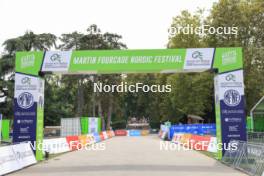 30.08.2024, Annecy, France (FRA): Event Feature: The finish line - Martin Fourcade Nordic Festival Biathlon, Annecy (FRA). www.nordicfocus.com. © Manzoni/NordicFocus. Every downloaded picture is fee-liable.