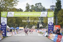 31.08.2024, Annecy, France (FRA): Océane Michelon (FRA), Victoria Carl (GER), (l-r)  - Martin Fourcade Nordic Festival Cross-Country, Annecy (FRA). www.nordicfocus.com. © Thibaut/NordicFocus. Every downloaded picture is fee-liable.