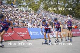 31.08.2024, Annecy, France (FRA): Clémence Didierlaurent (FRA), Léonie Perry (FRA), (l-r)  - Martin Fourcade Nordic Festival Cross-Country, Annecy (FRA). www.nordicfocus.com. © Thibaut/NordicFocus. Every downloaded picture is fee-liable.