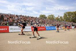 31.08.2024, Annecy, France (FRA): Victoria Carl (GER), Julie Pierrel (FRA), (l-r) - Martin Fourcade Nordic Festival Cross-Country, Annecy (FRA). www.nordicfocus.com. © Manzoni/NordicFocus. Every downloaded picture is fee-liable.