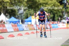 31.08.2024, Annecy, France (FRA): Julien Arnaud (FRA) - Martin Fourcade Nordic Festival Cross-Country, Annecy (FRA). www.nordicfocus.com. © Manzoni/NordicFocus. Every downloaded picture is fee-liable.