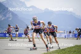 31.08.2024, Annecy, France (FRA): Julie Pierrel (FRA) - Martin Fourcade Nordic Festival Cross-Country, Annecy (FRA). www.nordicfocus.com. © Thibaut/NordicFocus. Every downloaded picture is fee-liable.