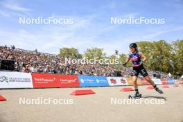 31.08.2024, Annecy, France (FRA): Gilonne Guigonnat (FRA) - Martin Fourcade Nordic Festival Cross-Country, Annecy (FRA). www.nordicfocus.com. © Manzoni/NordicFocus. Every downloaded picture is fee-liable.