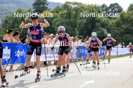 31.08.2024, Annecy, France (FRA): Maëlle Veyre (FRA), Delphine Claudel (FRA), (l-r) - Martin Fourcade Nordic Festival Cross-Country, Annecy (FRA). www.nordicfocus.com. © Manzoni/NordicFocus. Every downloaded picture is fee-liable.