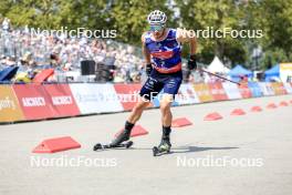 31.08.2024, Annecy, France (FRA): Lucas Chanavat (FRA) - Martin Fourcade Nordic Festival Cross-Country, Annecy (FRA). www.nordicfocus.com. © Manzoni/NordicFocus. Every downloaded picture is fee-liable.