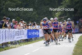 31.08.2024, Annecy, France (FRA): Julie Pierrel (FRA) - Martin Fourcade Nordic Festival Cross-Country, Annecy (FRA). www.nordicfocus.com. © Thibaut/NordicFocus. Every downloaded picture is fee-liable.