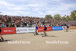 31.08.2024, Annecy, France (FRA): Ane Appelkvist Stenseth (NOR), Océane Michelon (FRA), (l-r) - Martin Fourcade Nordic Festival Cross-Country, Annecy (FRA). www.nordicfocus.com. © Manzoni/NordicFocus. Every downloaded picture is fee-liable.