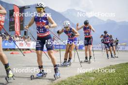 31.08.2024, Annecy, France (FRA): Ane Appelkvist Stenseth (NOR) - Martin Fourcade Nordic Festival Cross-Country, Annecy (FRA). www.nordicfocus.com. © Thibaut/NordicFocus. Every downloaded picture is fee-liable.