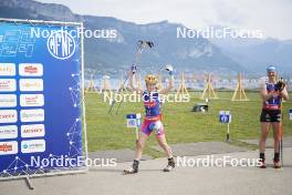 31.08.2024, Annecy, France (FRA): Marte Skaanes (NOR), Victoria Carl (GER), (l-r)  - Martin Fourcade Nordic Festival Cross-Country, Annecy (FRA). www.nordicfocus.com. © Thibaut/NordicFocus. Every downloaded picture is fee-liable.