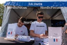 31.08.2024, Annecy, France (FRA): Gaspard Rousset (FRA), Theo Schely (FRA), (l-r)  - Martin Fourcade Nordic Festival Cross-Country, Annecy (FRA). www.nordicfocus.com. © Thibaut/NordicFocus. Every downloaded picture is fee-liable.