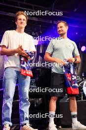 30.08.2024, Annecy, France (FRA): James Clugnet (GBR), Renaud Jay (FRA), (l-r) - Martin Fourcade Nordic Festival Cross-Country, Annecy (FRA). www.nordicfocus.com. © Manzoni/NordicFocus. Every downloaded picture is fee-liable.