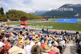 31.08.2024, Annecy, France (FRA): Feature: Track atmosphere  - Martin Fourcade Nordic Festival Cross-Country, Annecy (FRA). www.nordicfocus.com. © Manzoni/NordicFocus. Every downloaded picture is fee-liable.