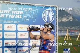 31.08.2024, Annecy, France (FRA): Michal Novak (CZE) - Martin Fourcade Nordic Festival Cross-Country, Annecy (FRA). www.nordicfocus.com. © Thibaut/NordicFocus. Every downloaded picture is fee-liable.