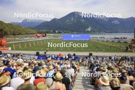 31.08.2024, Annecy, France (FRA): View on the track from spectators - Martin Fourcade Nordic Festival Cross-Country, Annecy (FRA). www.nordicfocus.com. © Thibaut/NordicFocus. Every downloaded picture is fee-liable.