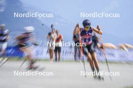 31.08.2024, Annecy, France (FRA): Julie Pierrel (FRA) - Martin Fourcade Nordic Festival Cross-Country, Annecy (FRA). www.nordicfocus.com. © Thibaut/NordicFocus. Every downloaded picture is fee-liable.