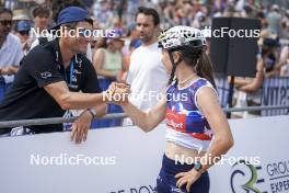 31.08.2024, Annecy, France (FRA): Jeanne Richard (FRA) - Martin Fourcade Nordic Festival Cross-Country, Annecy (FRA). www.nordicfocus.com. © Thibaut/NordicFocus. Every downloaded picture is fee-liable.