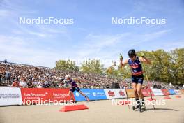 31.08.2024, Annecy, France (FRA): Renaud Jay (FRA), Sabin Coupat (FRA), (l-r) - Martin Fourcade Nordic Festival Cross-Country, Annecy (FRA). www.nordicfocus.com. © Manzoni/NordicFocus. Every downloaded picture is fee-liable.