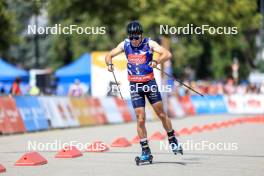 31.08.2024, Annecy, France (FRA): Jules Lapierre (FRA) - Martin Fourcade Nordic Festival Cross-Country, Annecy (FRA). www.nordicfocus.com. © Manzoni/NordicFocus. Every downloaded picture is fee-liable.