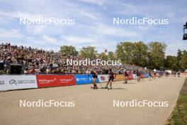 31.08.2024, Annecy, France (FRA): Victoria Carl (GER), Julie Pierrel (FRA), (l-r) - Martin Fourcade Nordic Festival Cross-Country, Annecy (FRA). www.nordicfocus.com. © Manzoni/NordicFocus. Every downloaded picture is fee-liable.