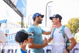 30.08.2024, Annecy, France (FRA): Martin Fourcade (FRA) - Martin Fourcade Nordic Festival Biathlon, Annecy (FRA). www.nordicfocus.com. © Manzoni/NordicFocus. Every downloaded picture is fee-liable.