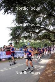 31.08.2024, Annecy, France (FRA): Maëlle Veyre (FRA), Océane Michelon (FRA), (l-r) - Martin Fourcade Nordic Festival Cross-Country, Annecy (FRA). www.nordicfocus.com. © Manzoni/NordicFocus. Every downloaded picture is fee-liable.