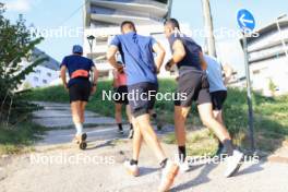 31.08.2024, Annecy, France (FRA): Michal Krcmar (CZE), Jakov Fak (SLO), (l-r) - Martin Fourcade Nordic Festival Cross-Country, Annecy (FRA). www.nordicfocus.com. © Manzoni/NordicFocus. Every downloaded picture is fee-liable.