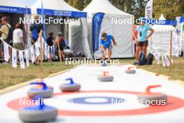 30.08.2024, Annecy, France (FRA): Event Feature: curling slope - Martin Fourcade Nordic Festival Biathlon, Annecy (FRA). www.nordicfocus.com. © Manzoni/NordicFocus. Every downloaded picture is fee-liable.