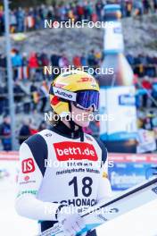 28.01.2024, Schonach, Germany (GER): Wille Karhumaa (FIN) - FIS world cup nordic combined men, individual gundersen HS100/10km, Schonach (GER). www.nordicfocus.com. © Volk/NordicFocus. Every downloaded picture is fee-liable.