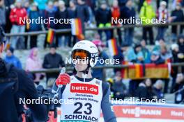 28.01.2024, Schonach, Germany (GER): Laurent Muhlethaler (FRA) - FIS world cup nordic combined men, individual gundersen HS100/10km, Schonach (GER). www.nordicfocus.com. © Volk/NordicFocus. Every downloaded picture is fee-liable.