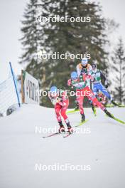 10.02.2024, Otepaeae, Estonia (EST): Stefan Rettenegger (AUT), Franz-Josef Rehrl (AUT), (l-r)  - FIS world cup nordic combined men, individual gundersen HS97/10km, Otepaeae (EST). www.nordicfocus.com. © Authamayou/NordicFocus. Every downloaded picture is fee-liable.