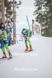 10.02.2024, Otepaeae, Estonia (EST): Gasper Brecl (SLO) - FIS world cup nordic combined men, individual gundersen HS97/10km, Otepaeae (EST). www.nordicfocus.com. © Authamayou/NordicFocus. Every downloaded picture is fee-liable.