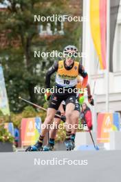 12.10.2024, Oberhof, Germany (GER): Johann Unger (GER) - German Championships Nordic Combined men and women, individual gundersen HS140/10km men, Oberhof (GER). www.nordicfocus.com. © Volk/NordicFocus. Every downloaded picture is fee-liable.