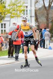 12.10.2024, Oberhof, Germany (GER): Lucas Mach (GER) - German Championships Nordic Combined men and women, individual gundersen HS140/10km men, Oberhof (GER). www.nordicfocus.com. © Volk/NordicFocus. Every downloaded picture is fee-liable.