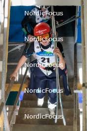 12.10.2024, Oberhof, Germany (GER): Ansgar Schupp (GER) - German Championships Nordic Combined men and women, individual gundersen HS140/10km men, Oberhof (GER). www.nordicfocus.com. © Volk/NordicFocus. Every downloaded picture is fee-liable.