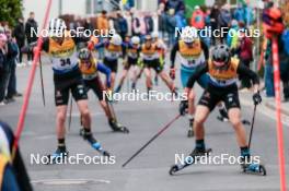 12.10.2024, Oberhof, Germany (GER): Nick Schoenfeld (GER), Ansgar Schupp (GER), (l-r)  - German Championships Nordic Combined men and women, individual gundersen HS140/10km men, Oberhof (GER). www.nordicfocus.com. © Volk/NordicFocus. Every downloaded picture is fee-liable.