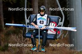 12.10.2024, Oberhof, Germany (GER): Manuel Faisst (GER) - German Championships Nordic Combined men and women, individual gundersen HS140/10km men, Oberhof (GER). www.nordicfocus.com. © Volk/NordicFocus. Every downloaded picture is fee-liable.