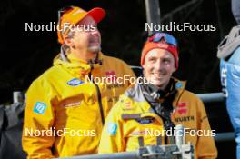 12.10.2024, Oberhof, Germany (GER): Coach Eric Frenzel (GER) - German Championships Nordic Combined men and women, individual gundersen HS140/10km men, Oberhof (GER). www.nordicfocus.com. © Volk/NordicFocus. Every downloaded picture is fee-liable.