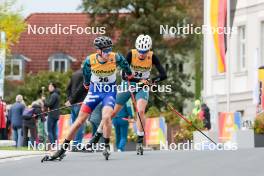 12.10.2024, Oberhof, Germany (GER): Jan Vytrval (CZE), Lukas Dolezal (CZE), (l-r)  - German Championships Nordic Combined men and women, individual gundersen HS140/10km men, Oberhof (GER). www.nordicfocus.com. © Volk/NordicFocus. Every downloaded picture is fee-liable.