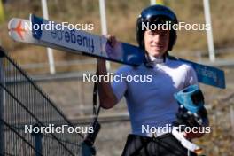 11.10.2024, Oberhof, Germany (GER): unidentified athlete - German Championships Nordic Combined men and women, individual gundersen HS100/5km women, training, Oberhof (GER). www.nordicfocus.com. © Volk/NordicFocus. Every downloaded picture is fee-liable.