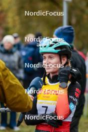 12.10.2024, Oberhof, Germany (GER): Cindy Haasch (GER) - German Championships Nordic Combined men and women, individual gundersen HS100/5km women, Oberhof (GER). www.nordicfocus.com. © Volk/NordicFocus. Every downloaded picture is fee-liable.